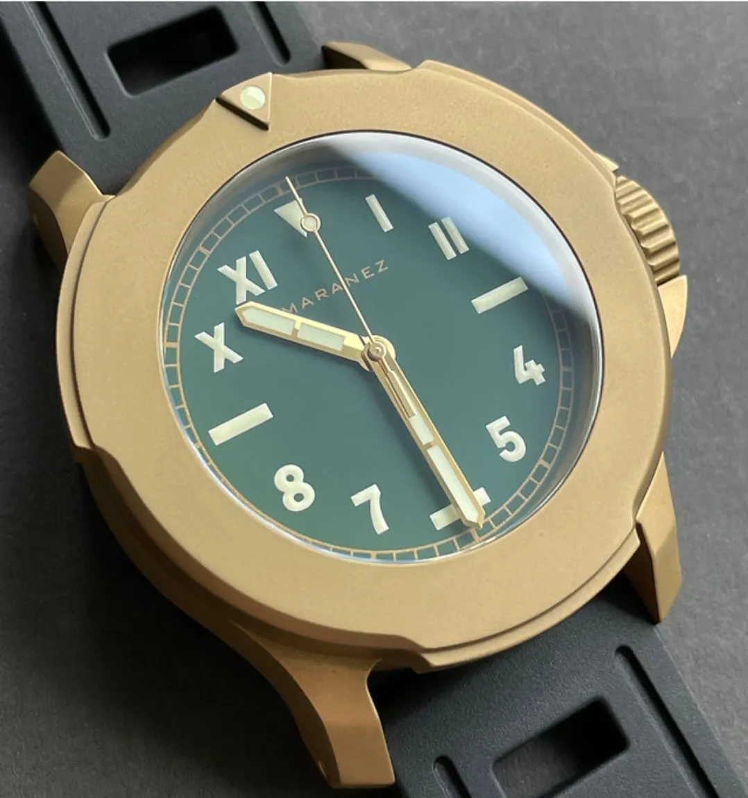 Maranez Bangla 44mm brass green California