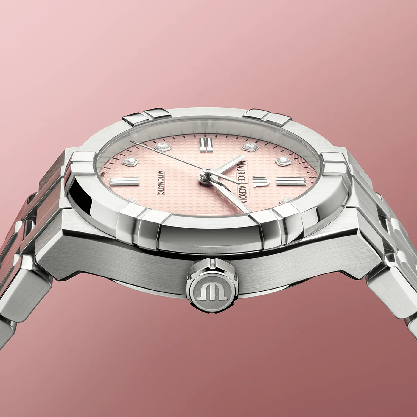 Maurice Lacroix AIKON 35mm Pink Limited Summer Edition Women's Watch AI6006-SS00F-550-E