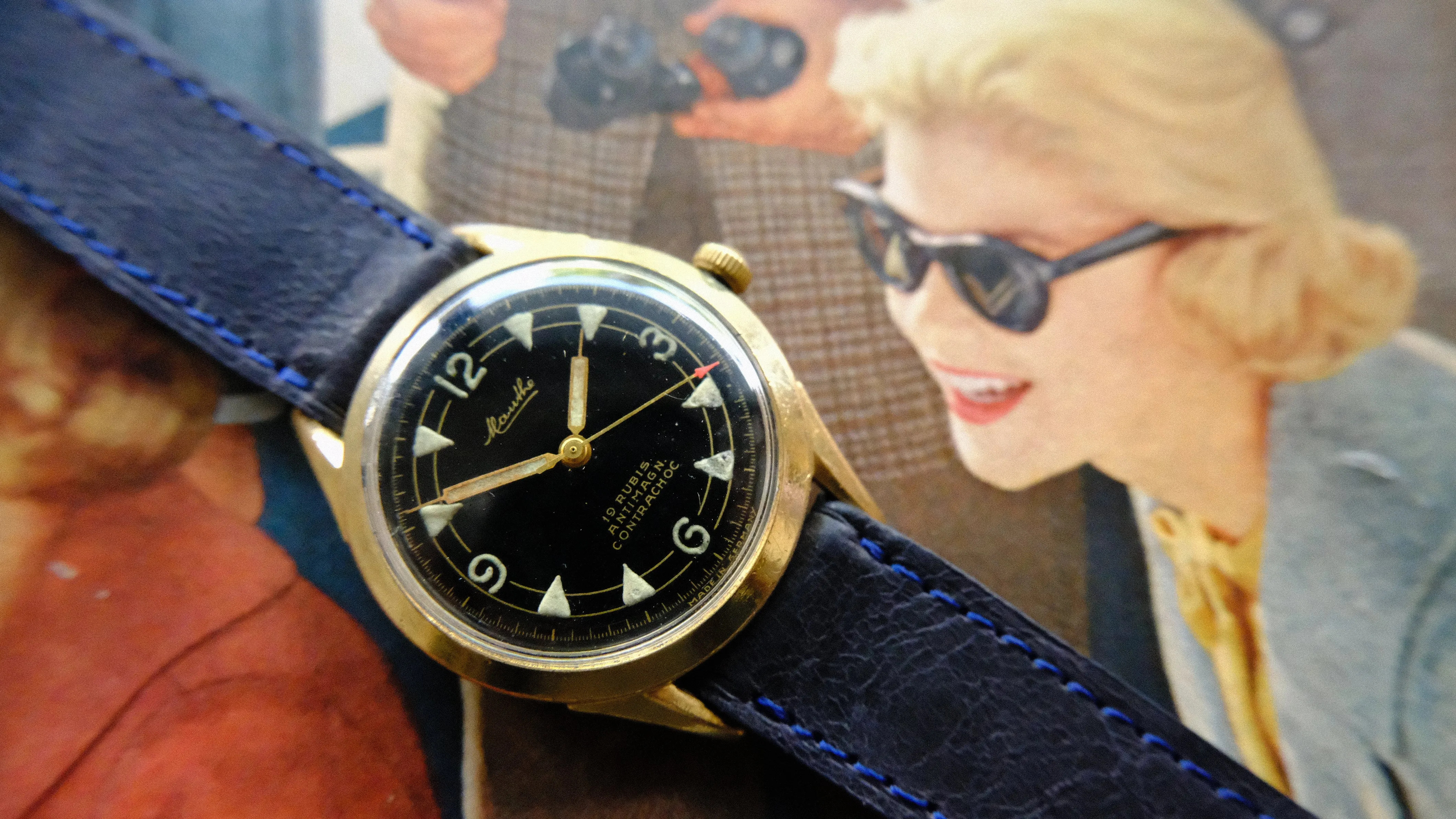 Mauthe Vintage Wrist Watch 1955s
