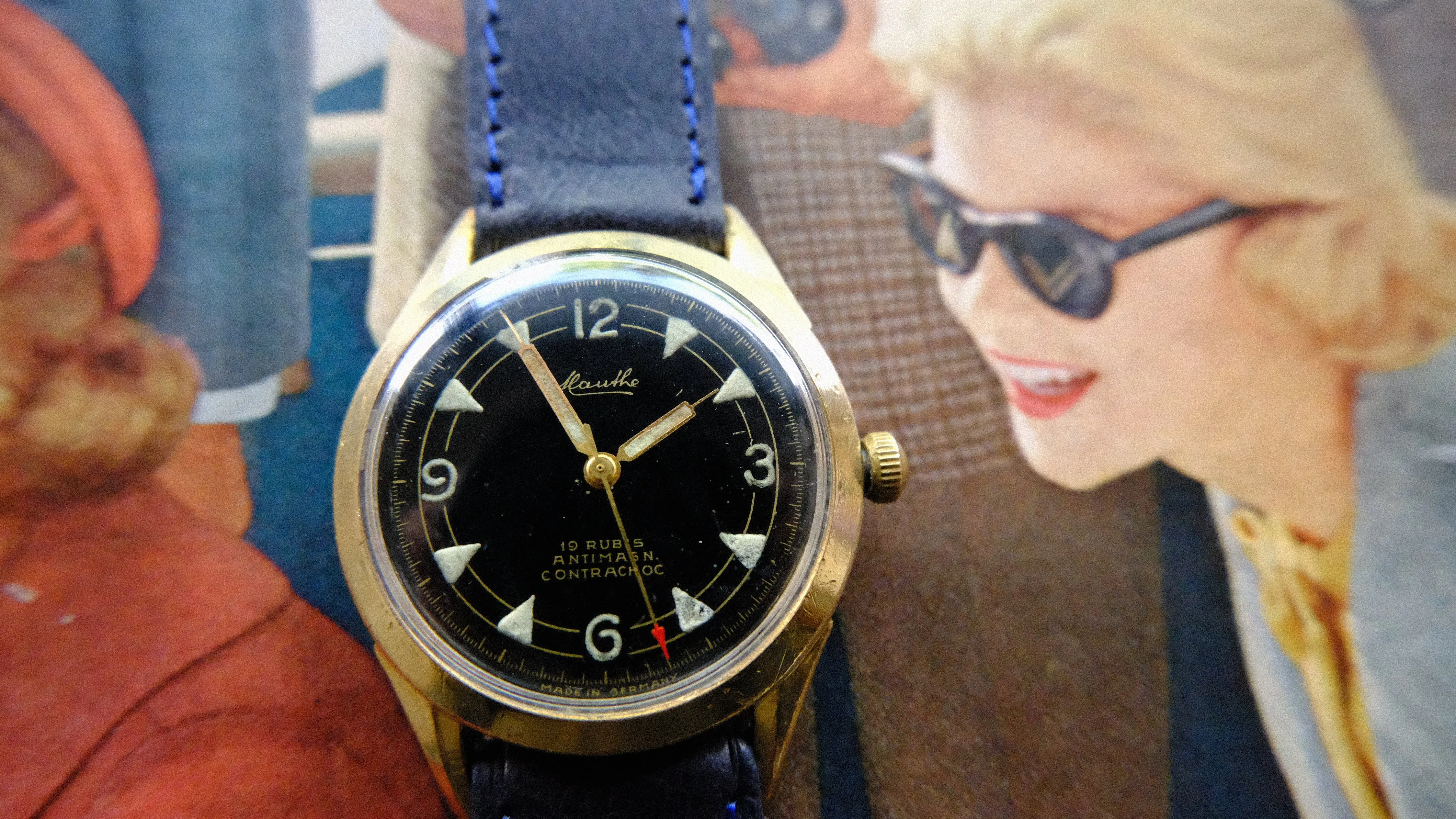 Mauthe Vintage Wrist Watch 1955s