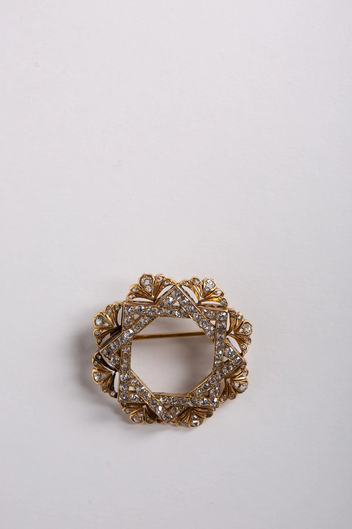 MAXFIELD PRIVATE COLLECTION | VINTAGE VICTORIAN STAR DIAMOND BROOCH