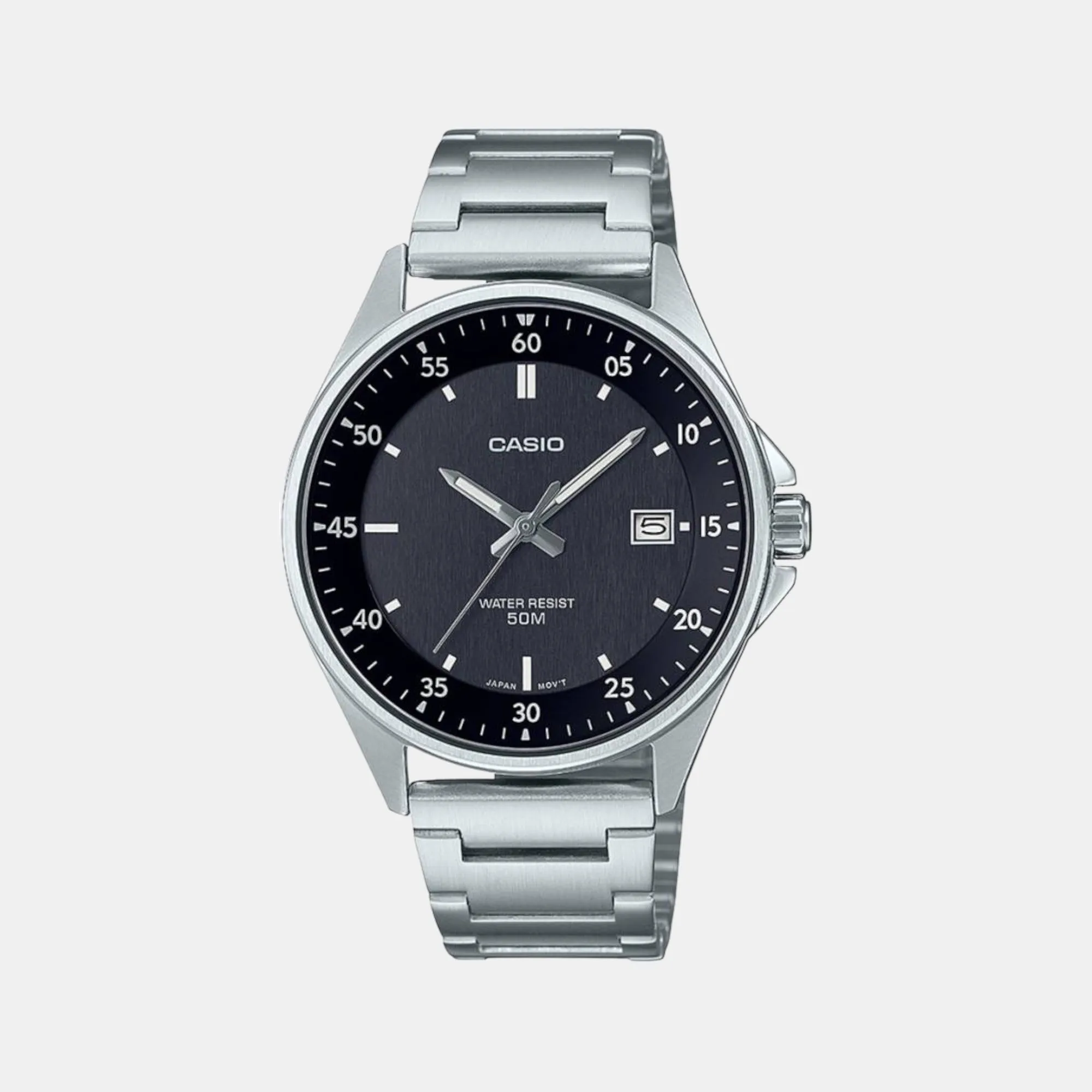 Men's Analog Stainless Steel Watch A2099 - MTP-E705D-1EVDF