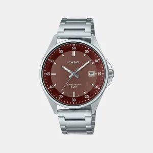 Men's Analog Stainless Steel Watch A2102 - MTP-E705D-5EVDF