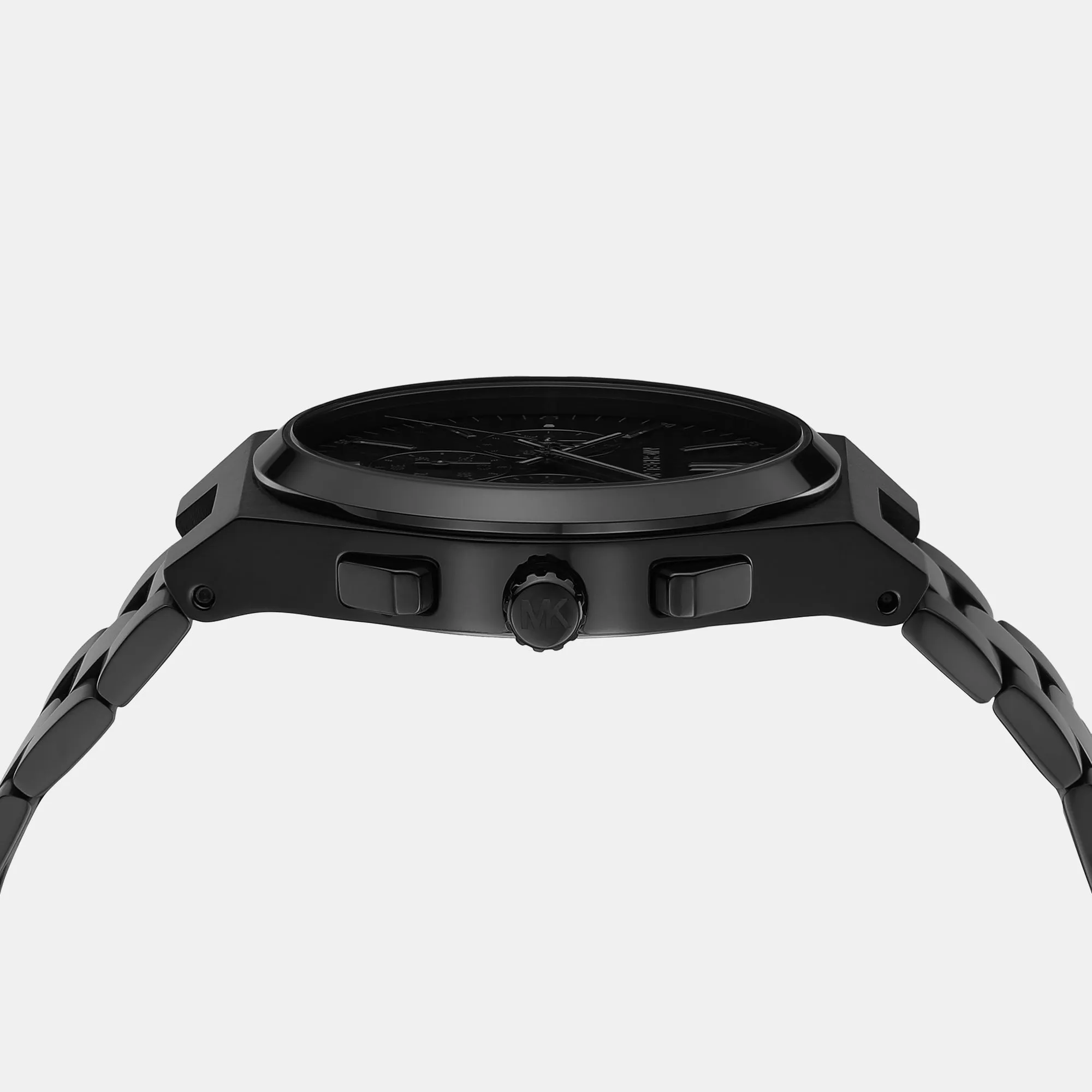 Men's Black Chronograph Stainless Steel Watch MK9146