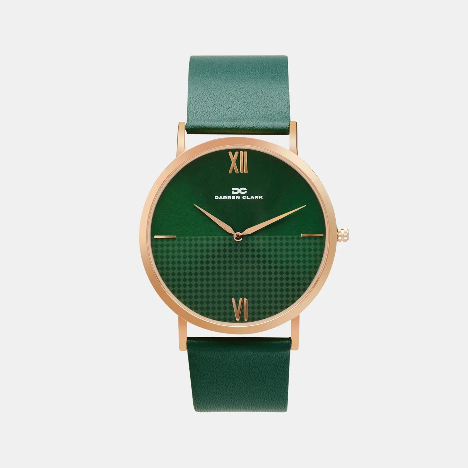 Men's Green Dial Analog Brass Watch 1005L-L0314