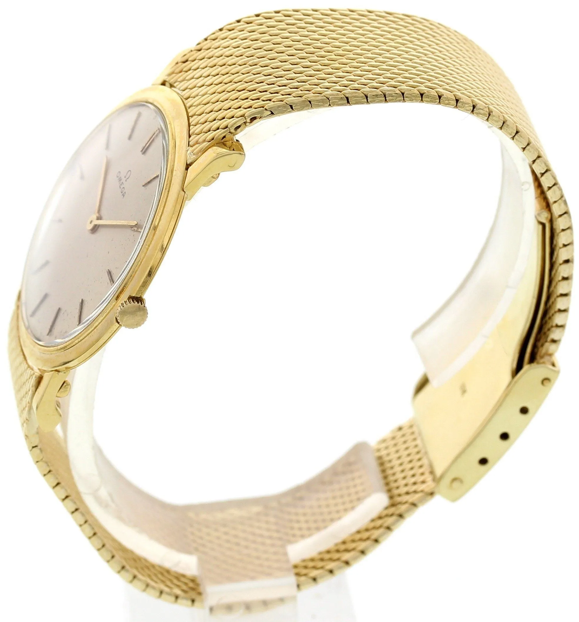 Men's Vintage Omega 18K Yellow Gold Watch