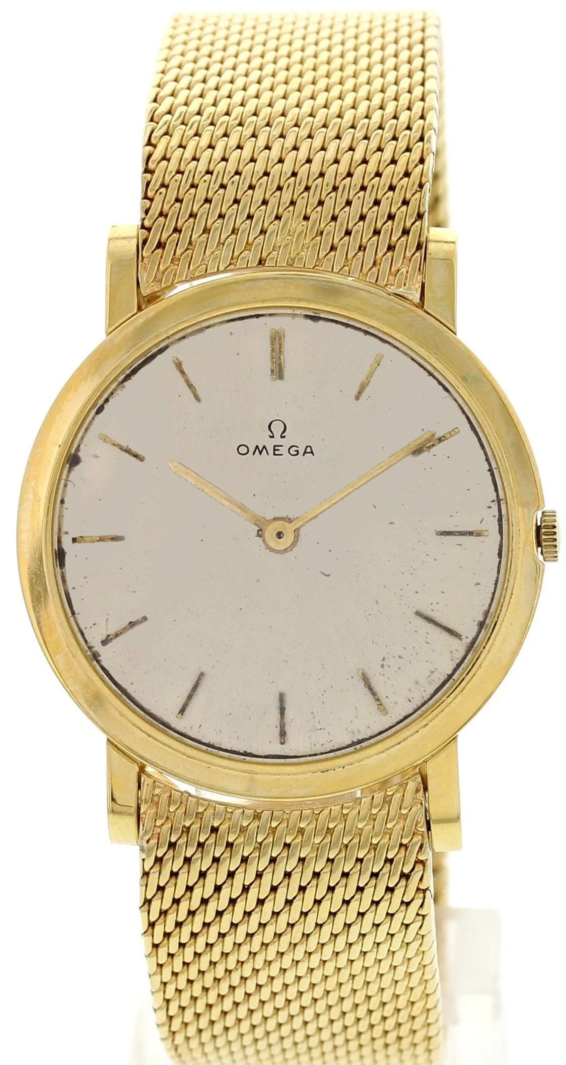 Men's Vintage Omega 18K Yellow Gold Watch