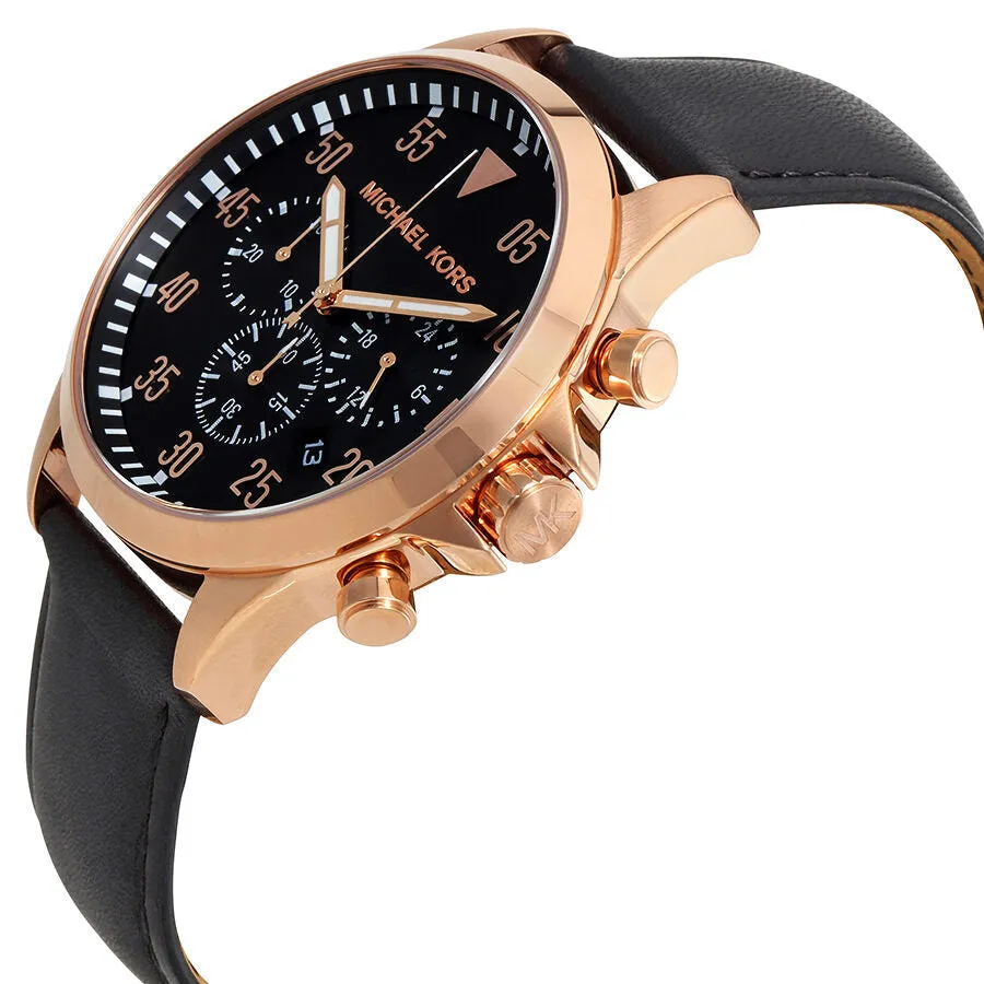 Michael Kors Gage Chronograph Black Dial Men's Watch MK8535