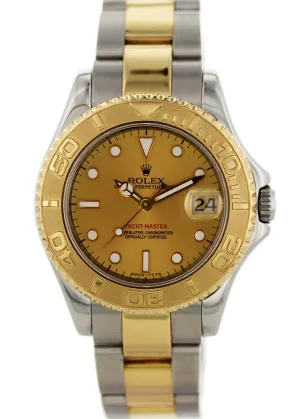 Midsize Rolex Yacht-Master Date 68623 Box & Papers