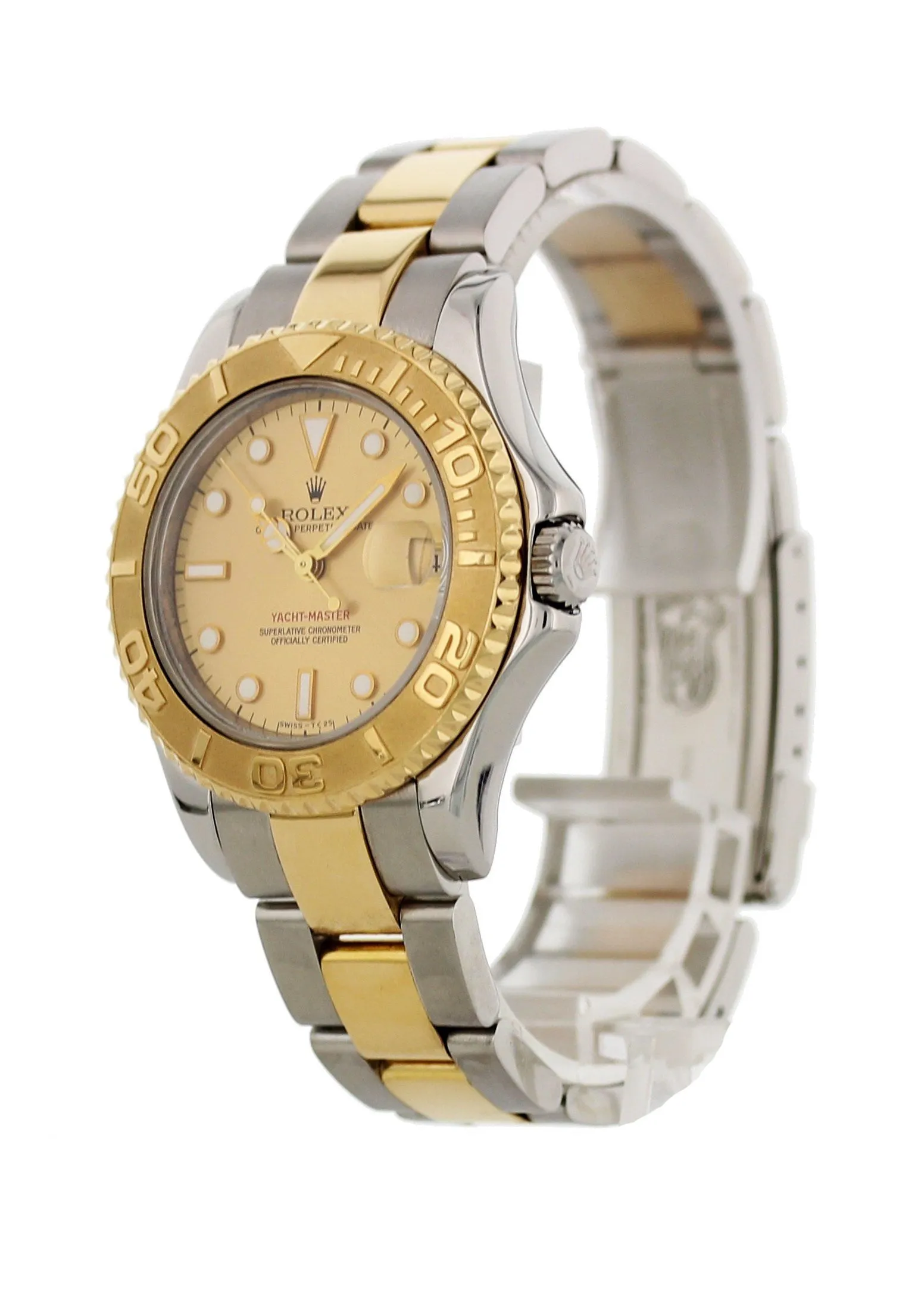Midsize Rolex Yacht-Master Date 68623 Box & Papers