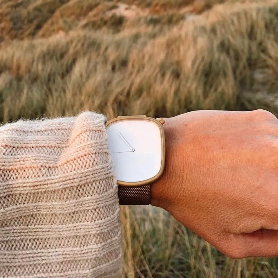 Minimalist Mesh Chain Watch