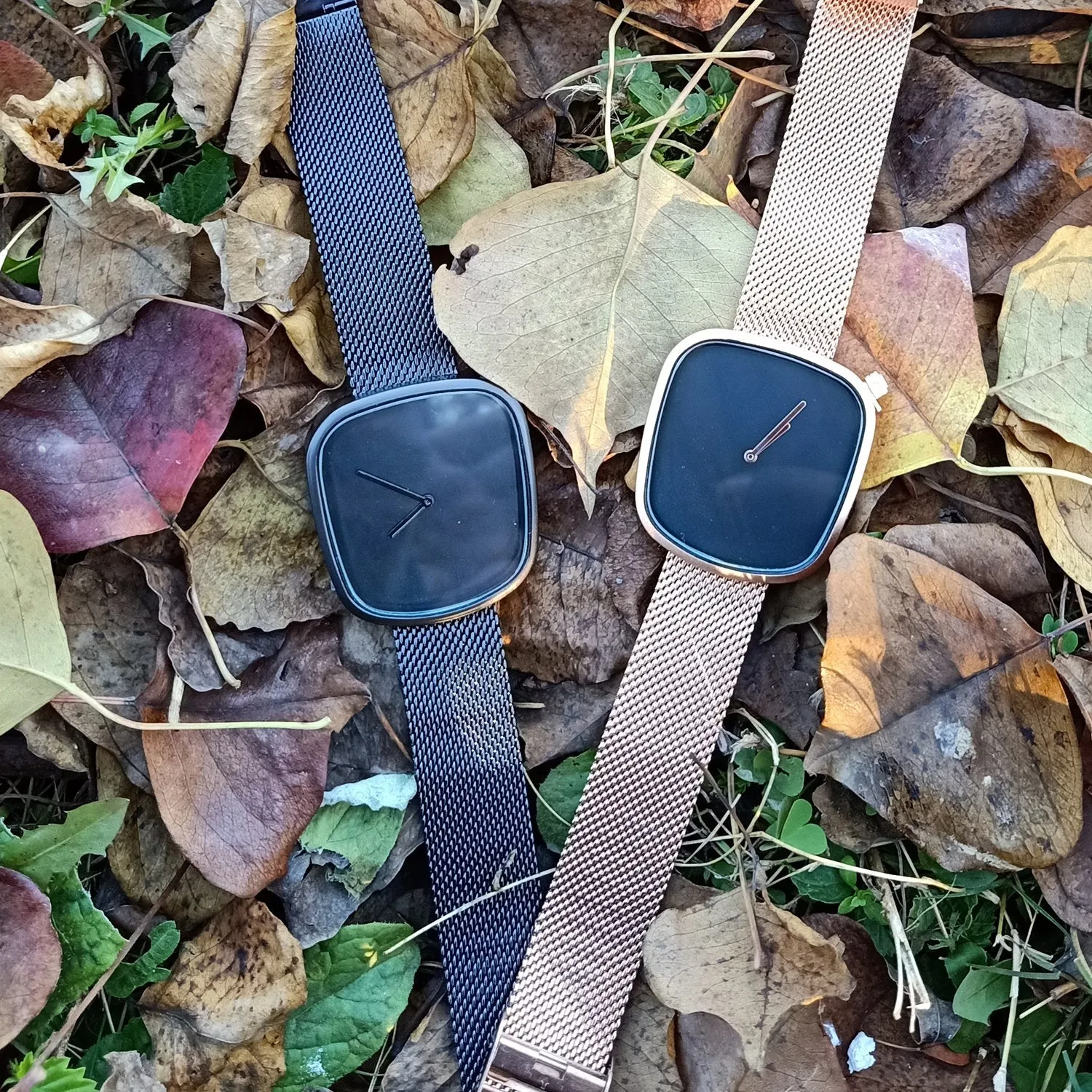 Minimalist Mesh Chain Watch