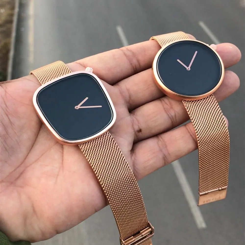 Minimalist Mesh Chain Watch