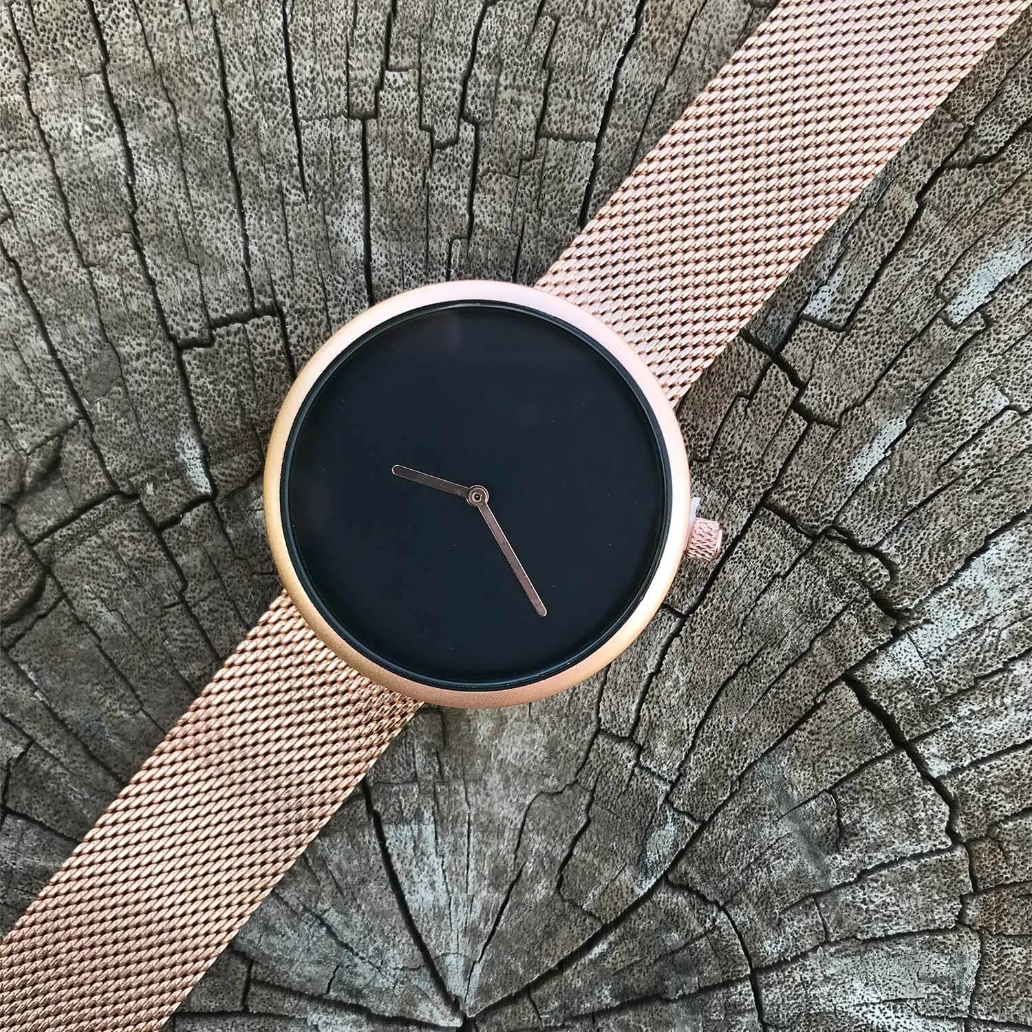 Minimalist Mesh Chain Watch