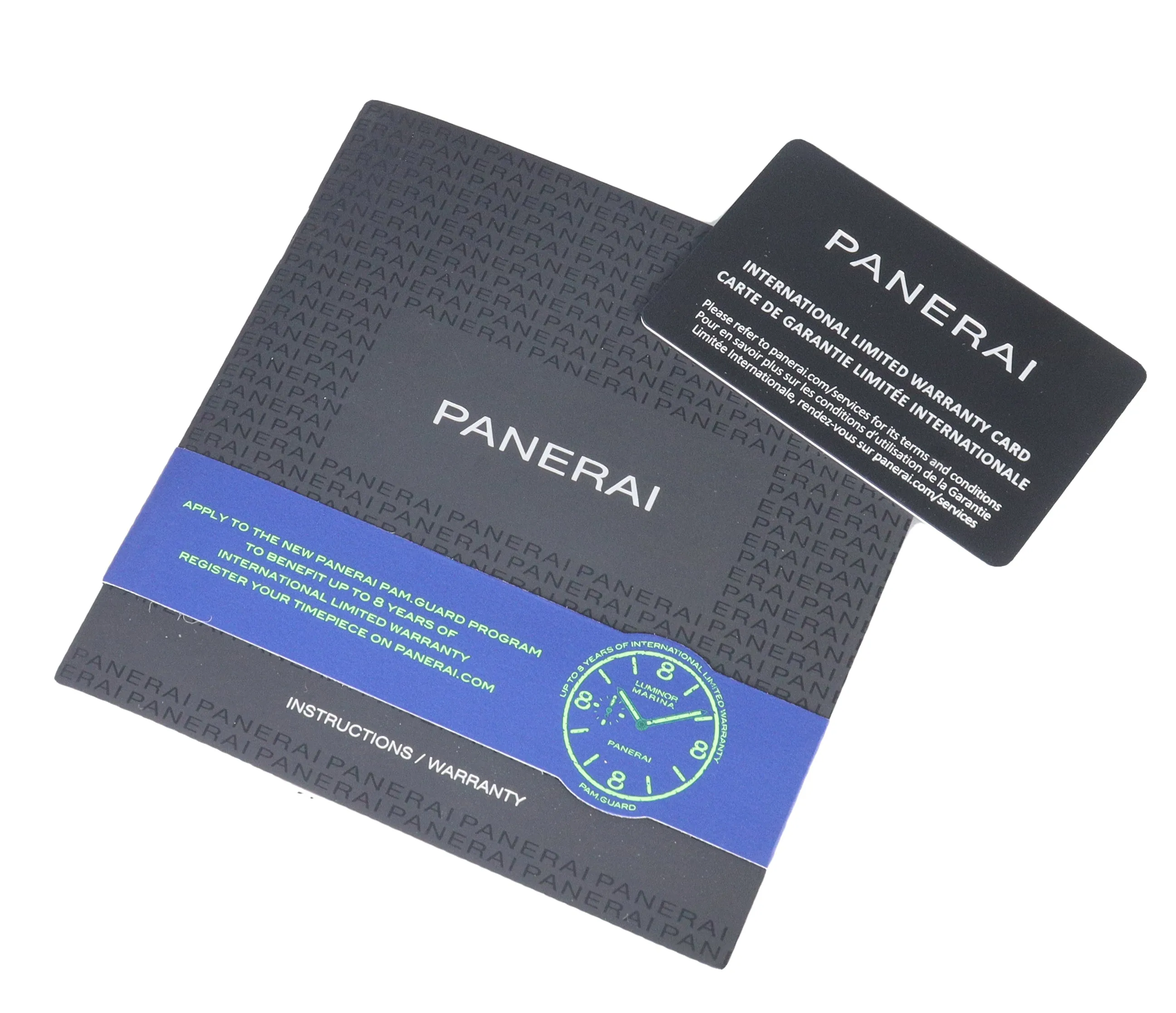 MINT 2020 Panerai Luminor Marina Goldtech 44mm PAM01112 18K Rose Gold Blue Watch
