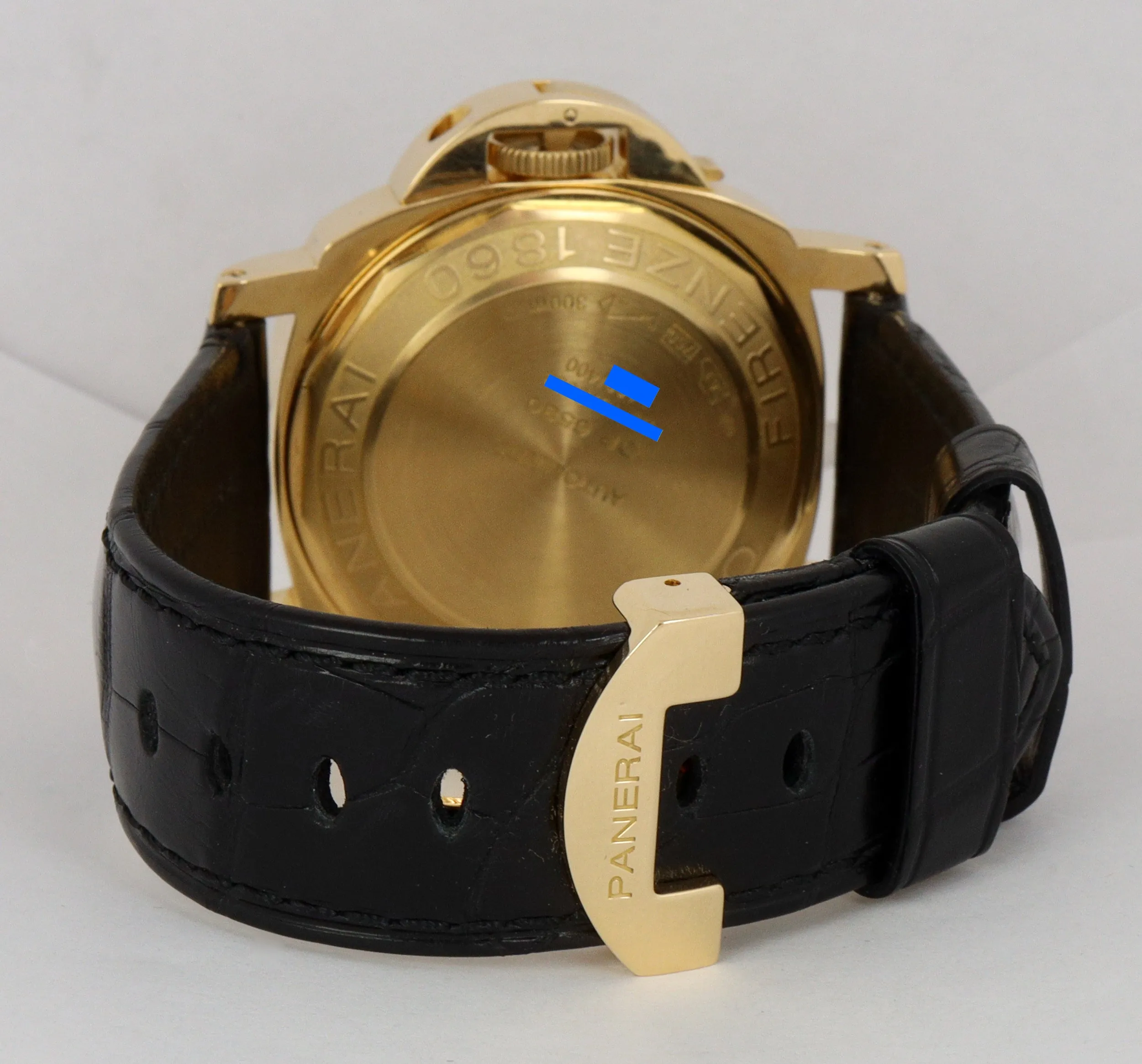 MINT Panerai Luminor Marina PAM 140 18K Yellow Gold Carbon Fiber 44mm PAM00140