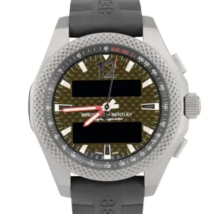MINT PAPERS Breitling Bentley Supersports Titanium 46 EB5520 BF47 Red Watch BOX