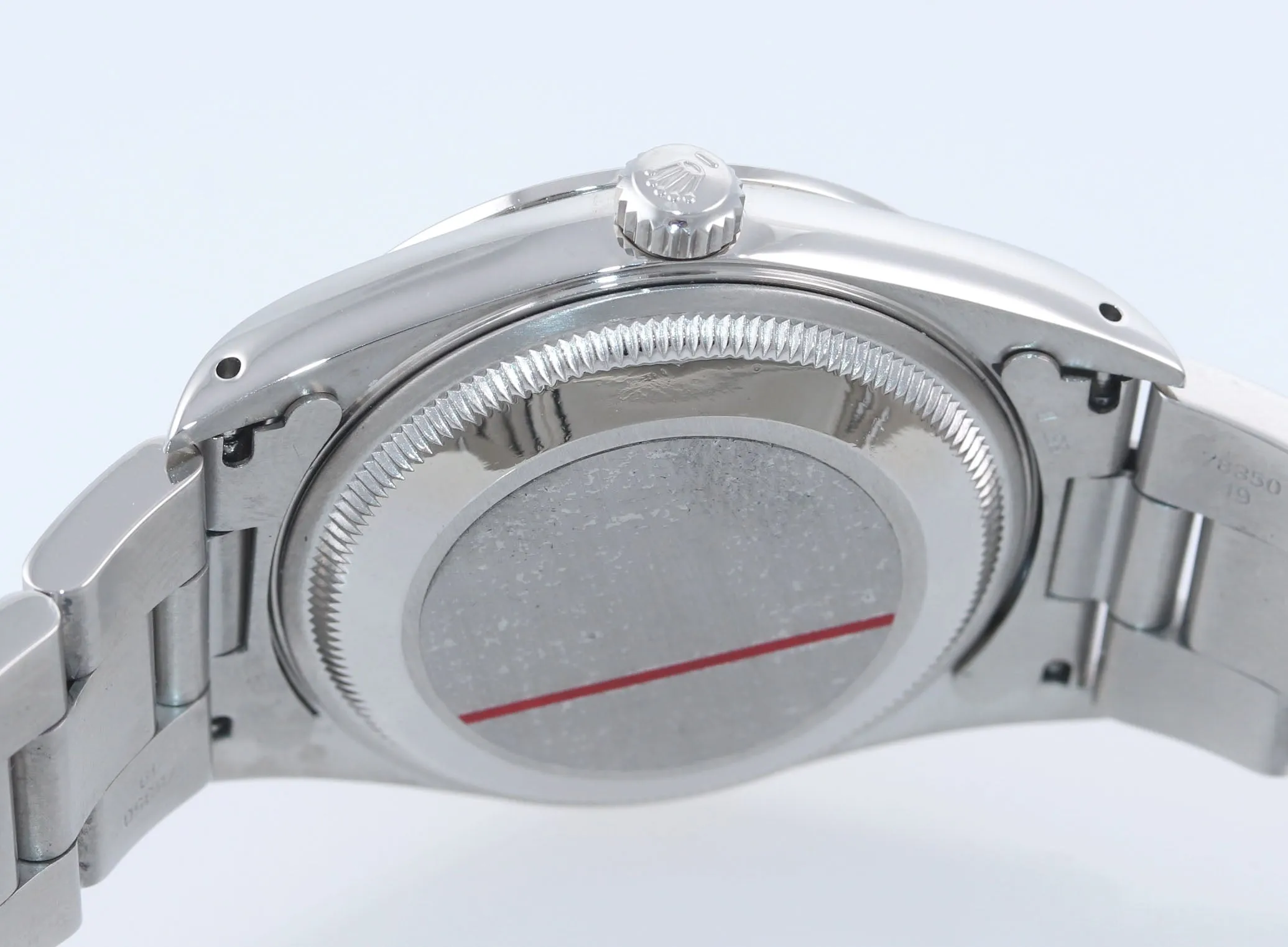MINT Rolex Date Oyster Perpetual Stainless Steel White Roman 15200 34mm Watch