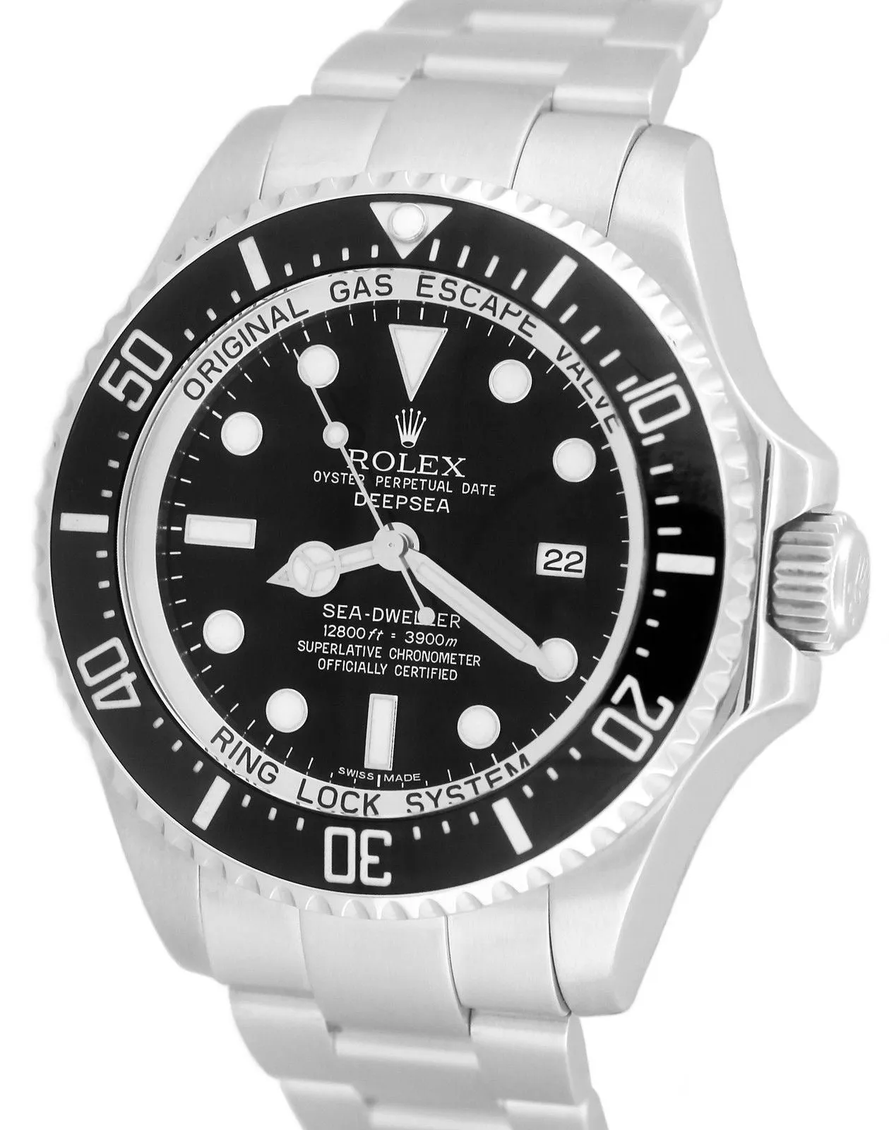 MINT Rolex Sea-Dweller Deepsea Stainless Steel 44mm Black Dive Watch 116660 B P