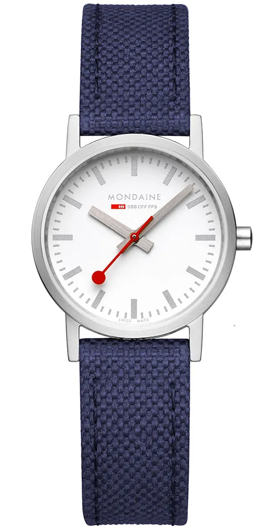 Mondaine Classic Deep Ocean Blue Textile