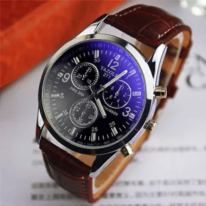 MONTRE AVEC RETRO-ECLAIRAGE POUR HOMMES