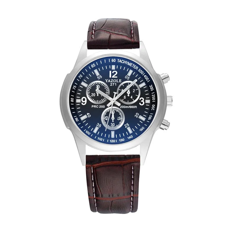 MONTRE AVEC RETRO-ECLAIRAGE POUR HOMMES