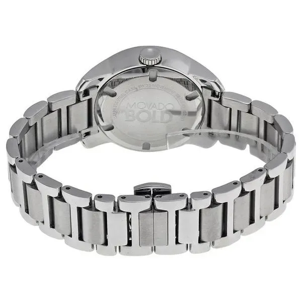 Movado Bold Series Silver Stainless Steel Silver Dial Quartz Watch for Ladies - 3600244