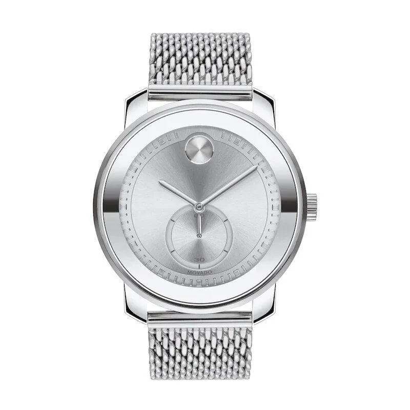 Movado Bold Sport with Silver-Tone Dial Quartz Men's Watch 3600768