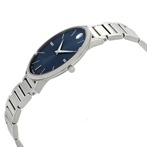 Movado Ultra Slim Blue Dial Men's Watch 0607168