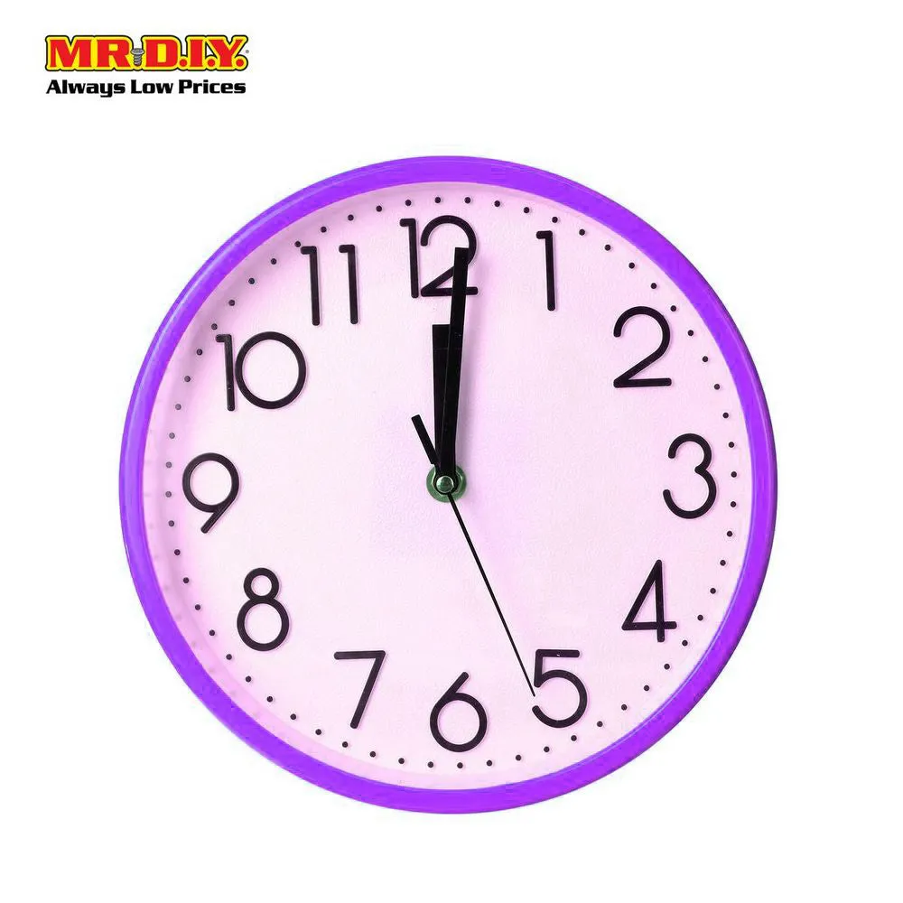(MR.DIY) Minimalist Circle Wall Clock