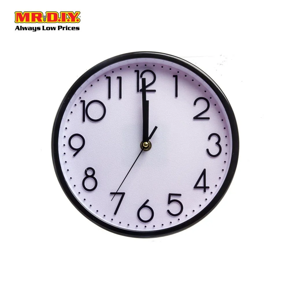 (MR.DIY) Minimalist Circle Wall Clock