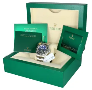 NEW APRIL 2021 Rolex Sea-Dweller Deepsea James Cameron Blue Steel 44mm 126660