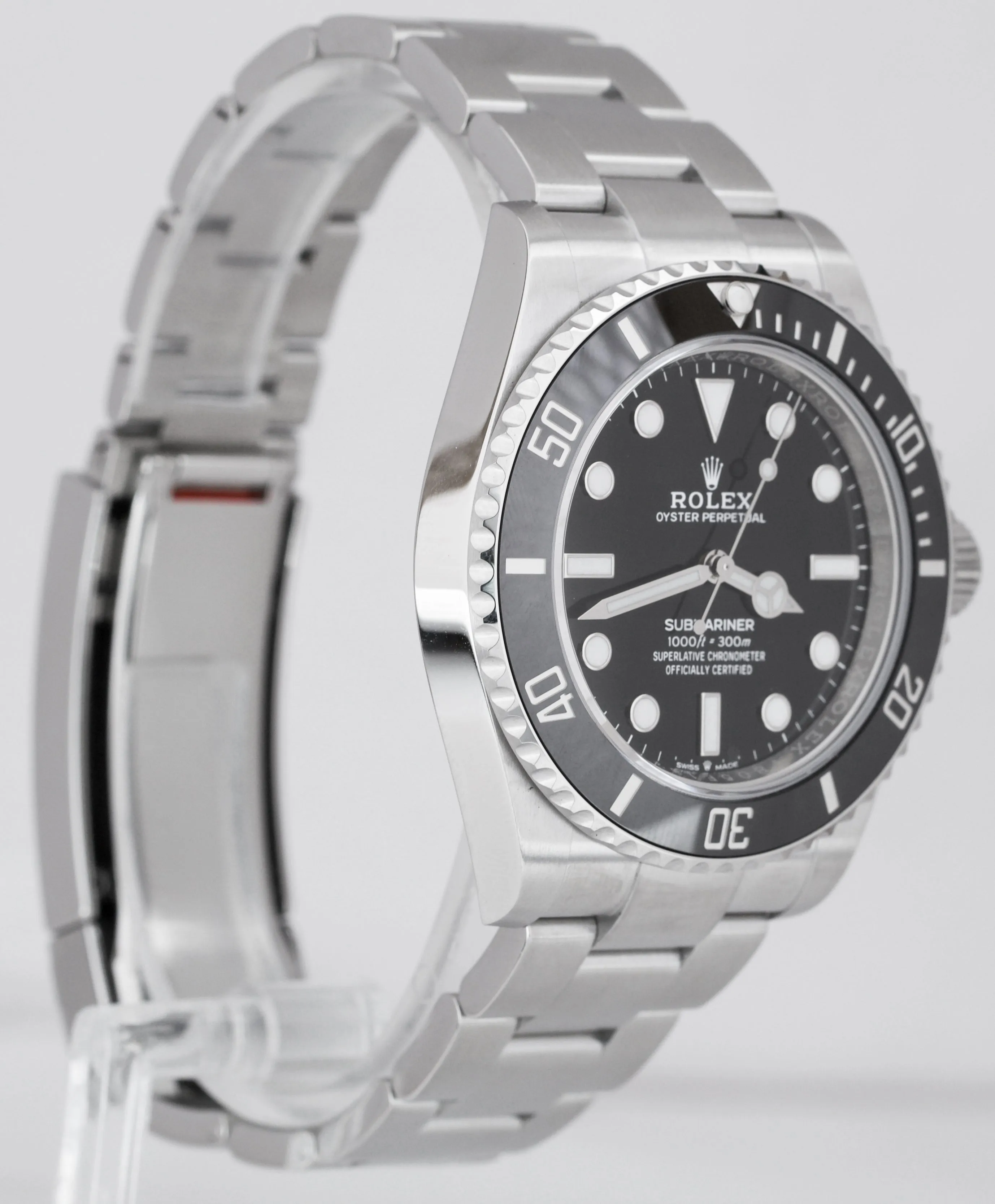 NEW DECEMBER 2020 Rolex Submariner 41mm No-Date Black Ceramic Watch 124060 LN
