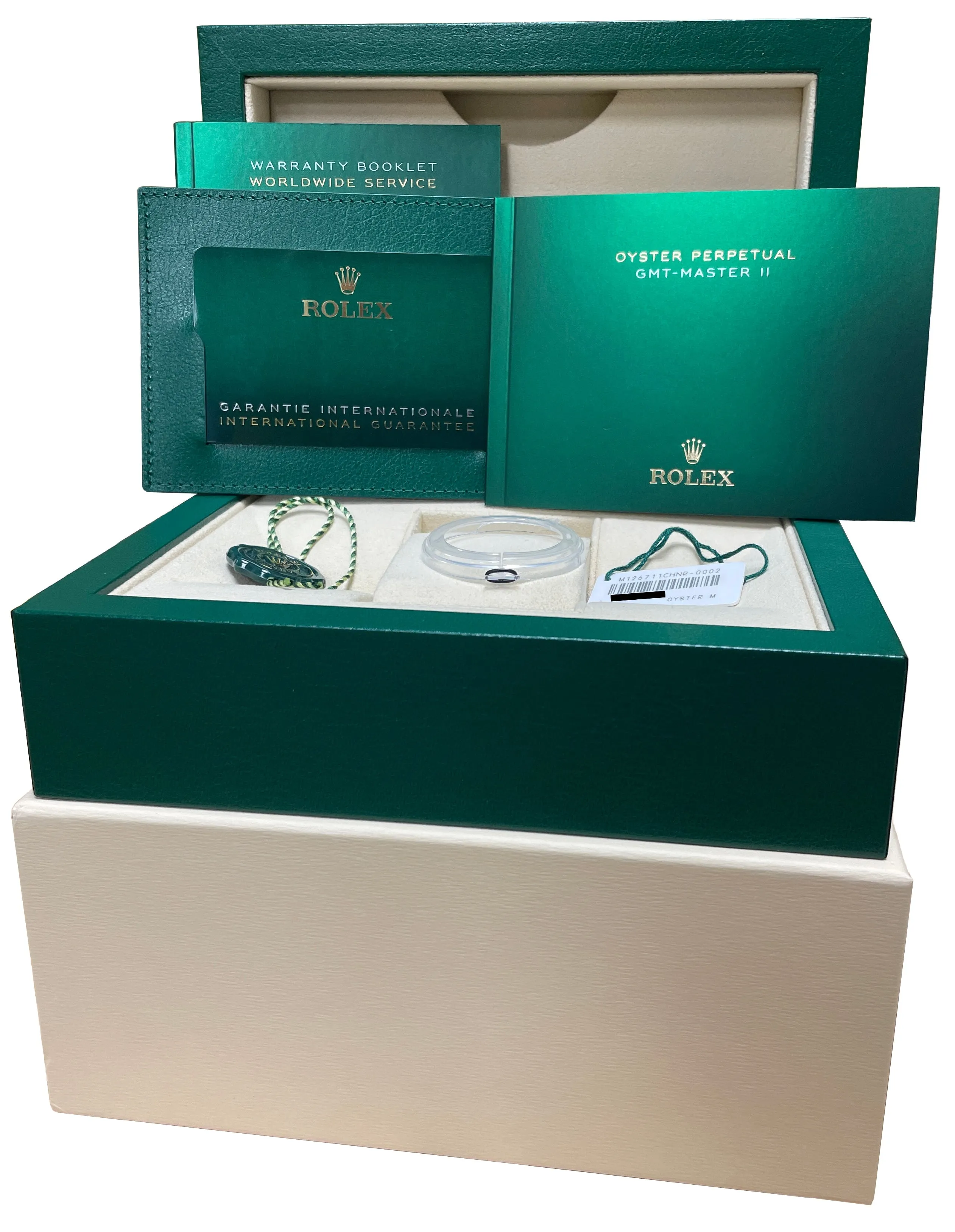 NEW OCT. 2022 Rolex GMT-Master II Two-Tone Rose Gold 40mm Watch 126711 CHNR