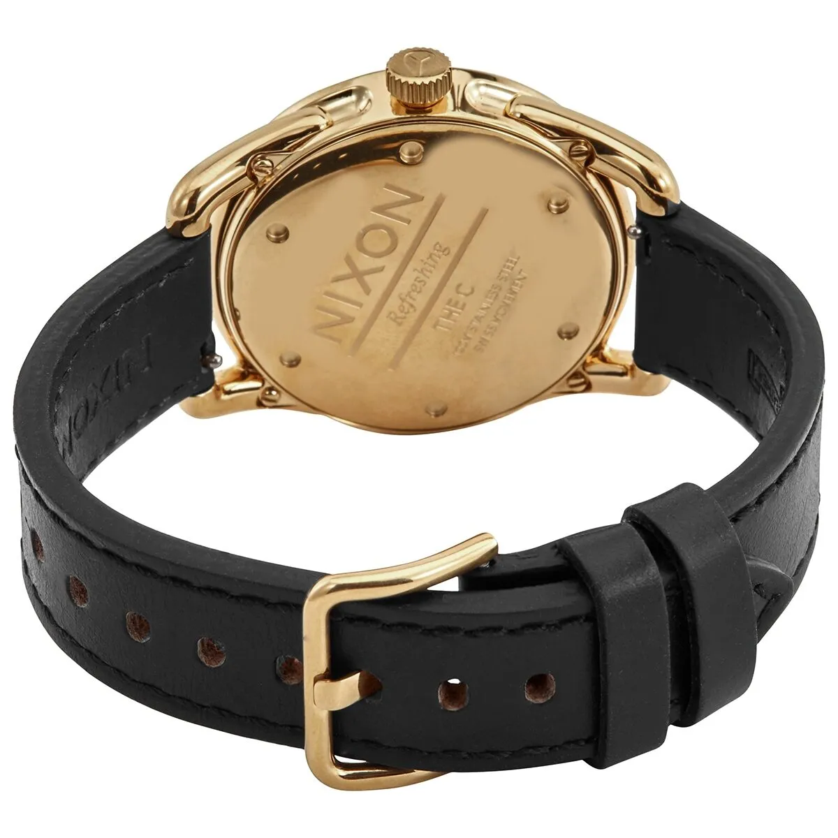 Nixon C39 Leather White Dial Men's Watch A4592226