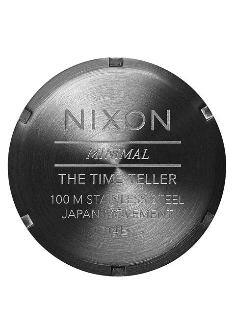 Nixon Time Teller Watch - All Black / Rose Gold