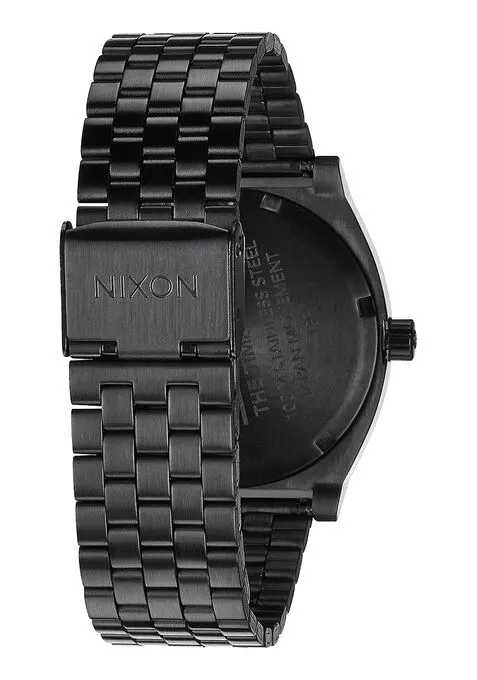 Nixon Time Teller Watch - All Black / Rose Gold