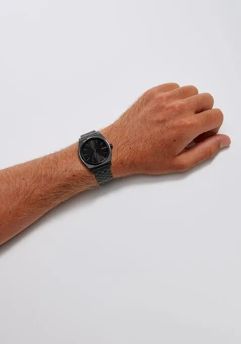 Nixon Time Teller Watch - All Black / Rose Gold