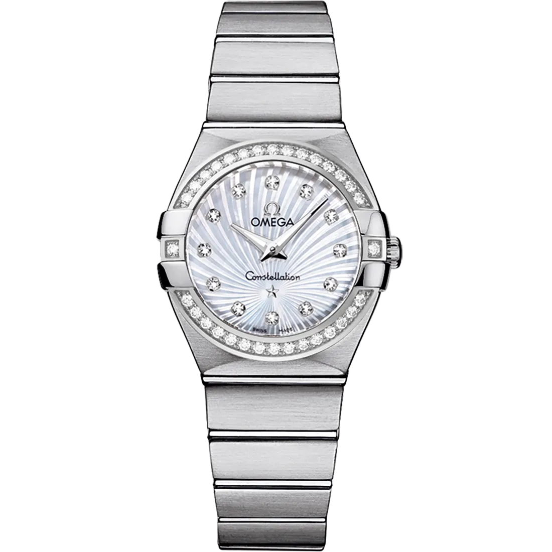 Omega Constellation 27 mm, steel on steel