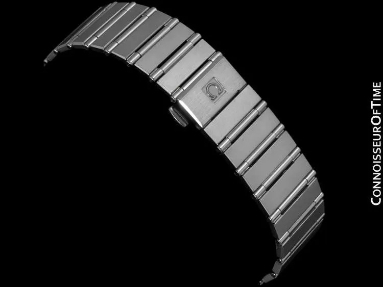 Omega Constellation Mens Bracelet Watch, Quartz, Date, 35mm - Brushed Stainless Steel