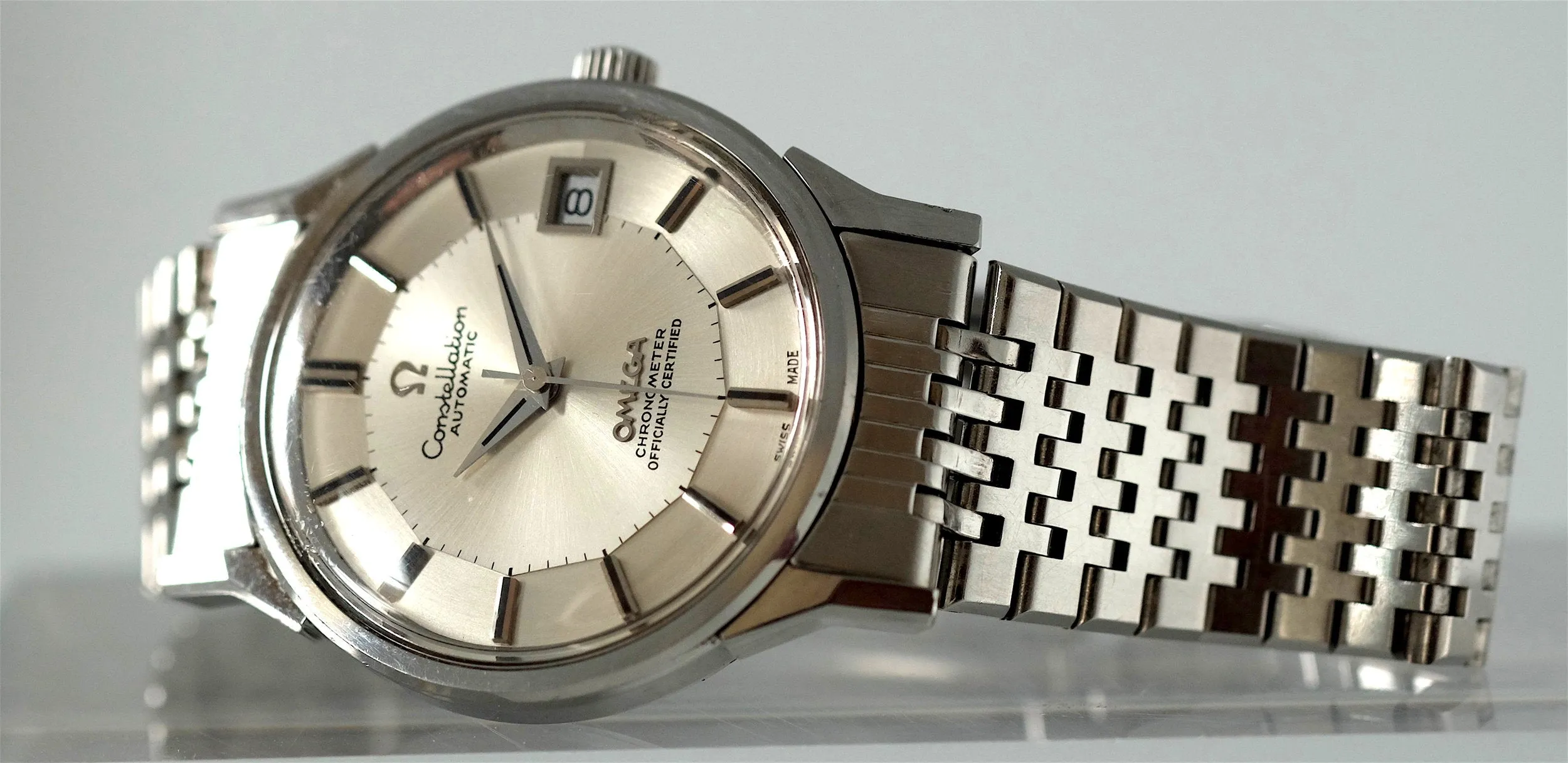 Omega Constellation "Pie Pan" Stainless Steel with Bracelet
