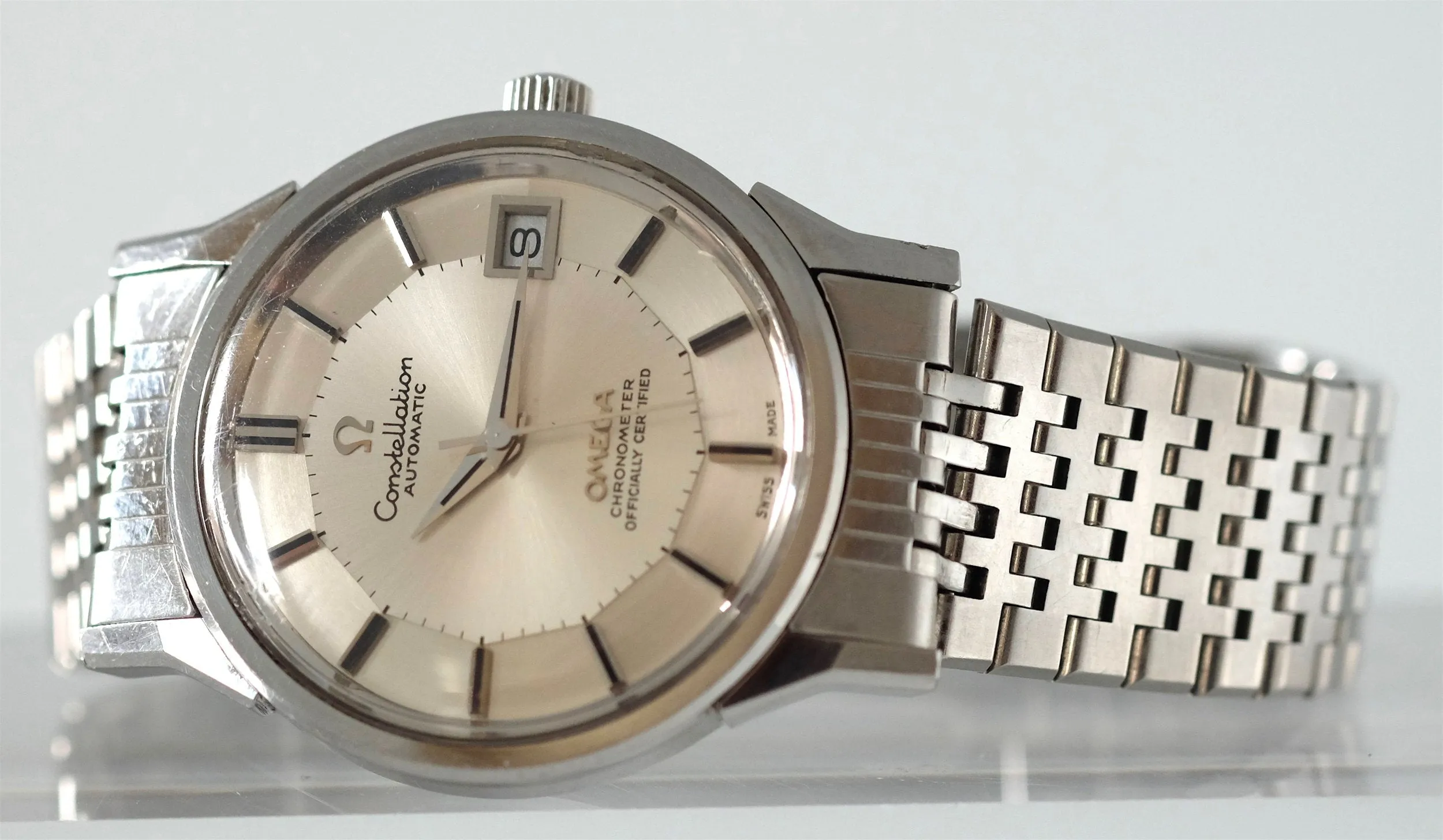Omega Constellation "Pie Pan" Stainless Steel with Bracelet
