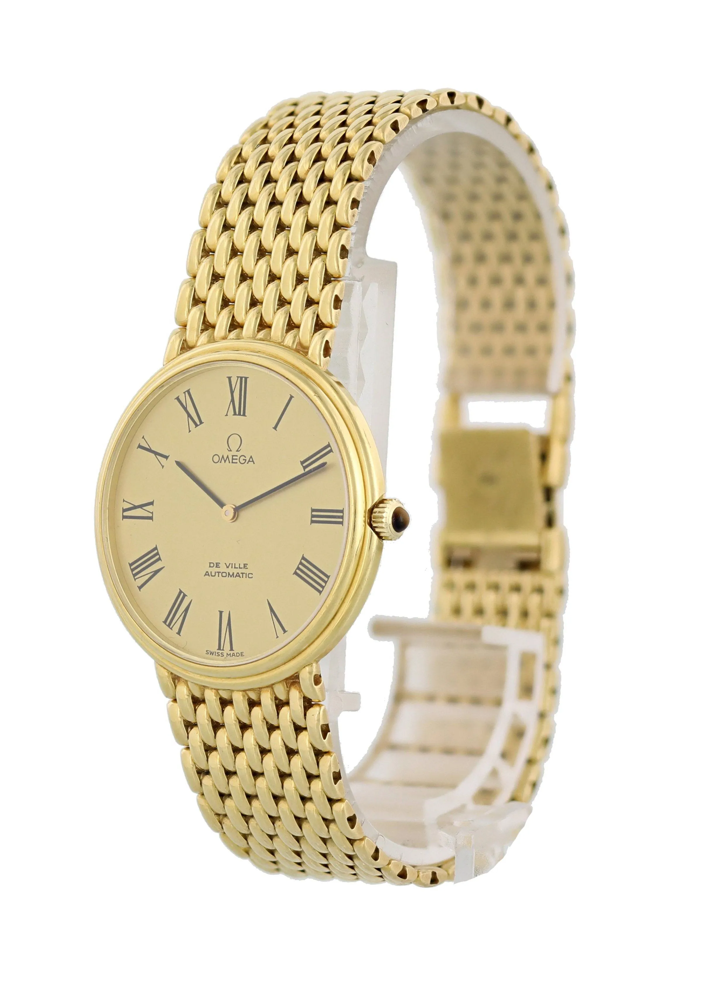 Omega De Ville 18k Yellow Gold Mens Watch