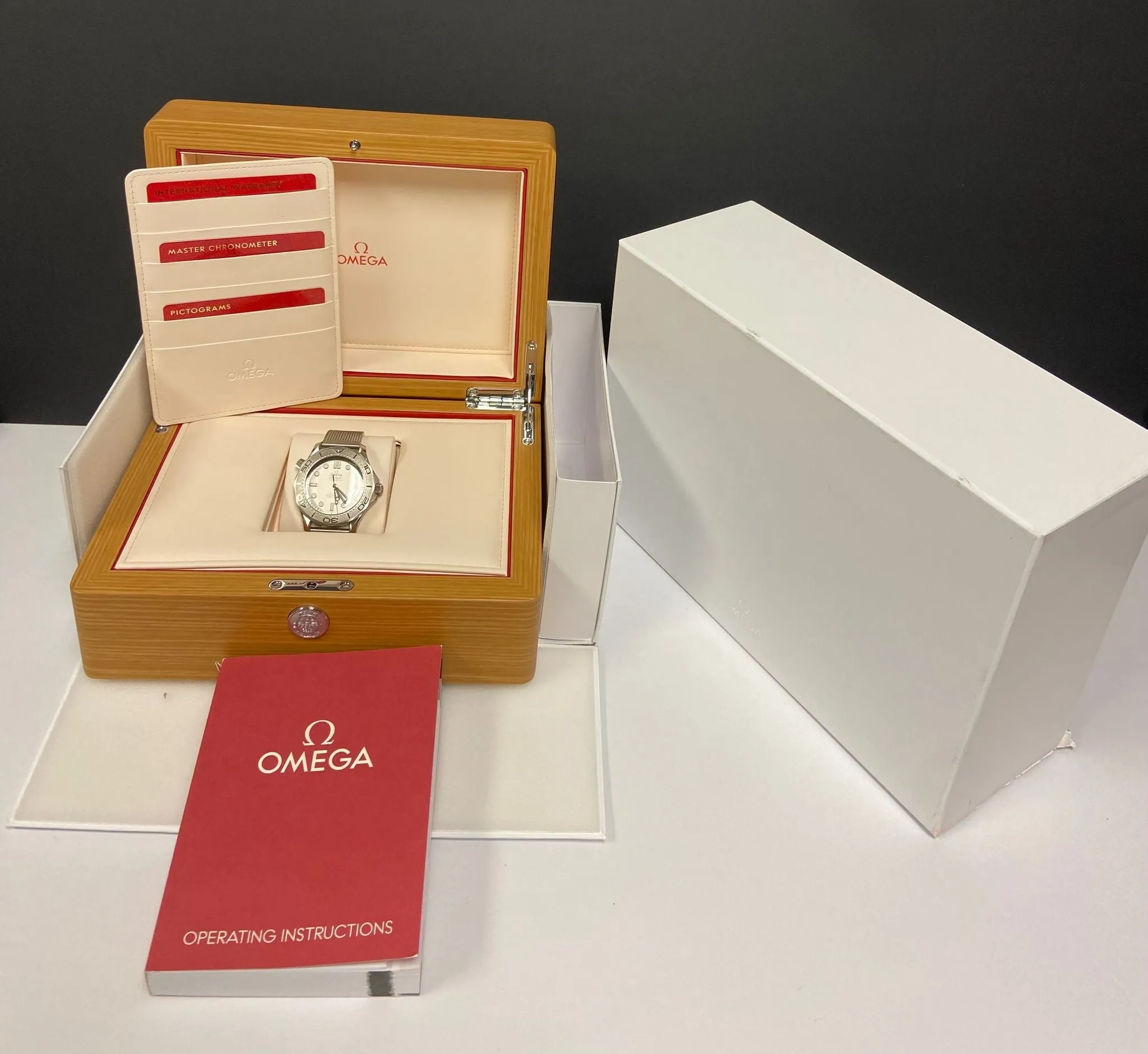 Omega Seamaster Diver 300M 42mm 210.30.42.20.06.002 Grey Dial Automatic Men's Watch