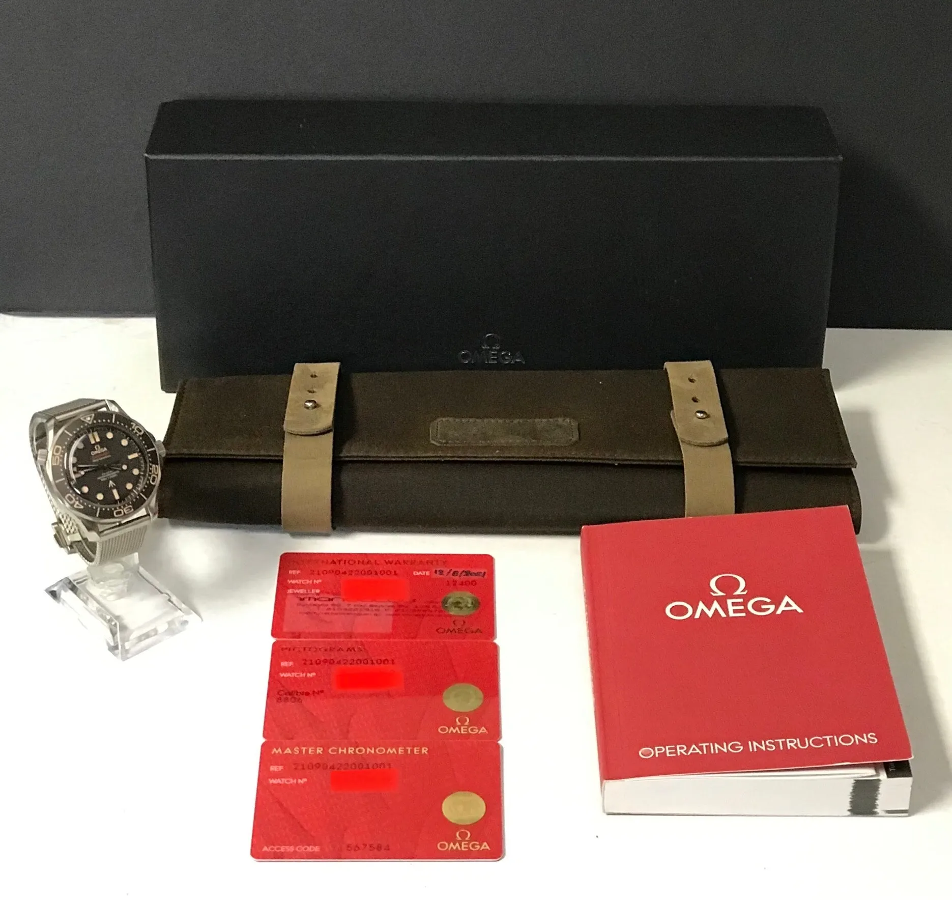 Omega Seamaster Diver 300M No Time to Die 007 James Bond 210.90.42.20.01.001 Brown Dial Automatic Men's Watch