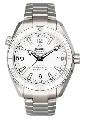 Omega Seamaster Planet Ocean 42MM Mens Watch Box Papers
