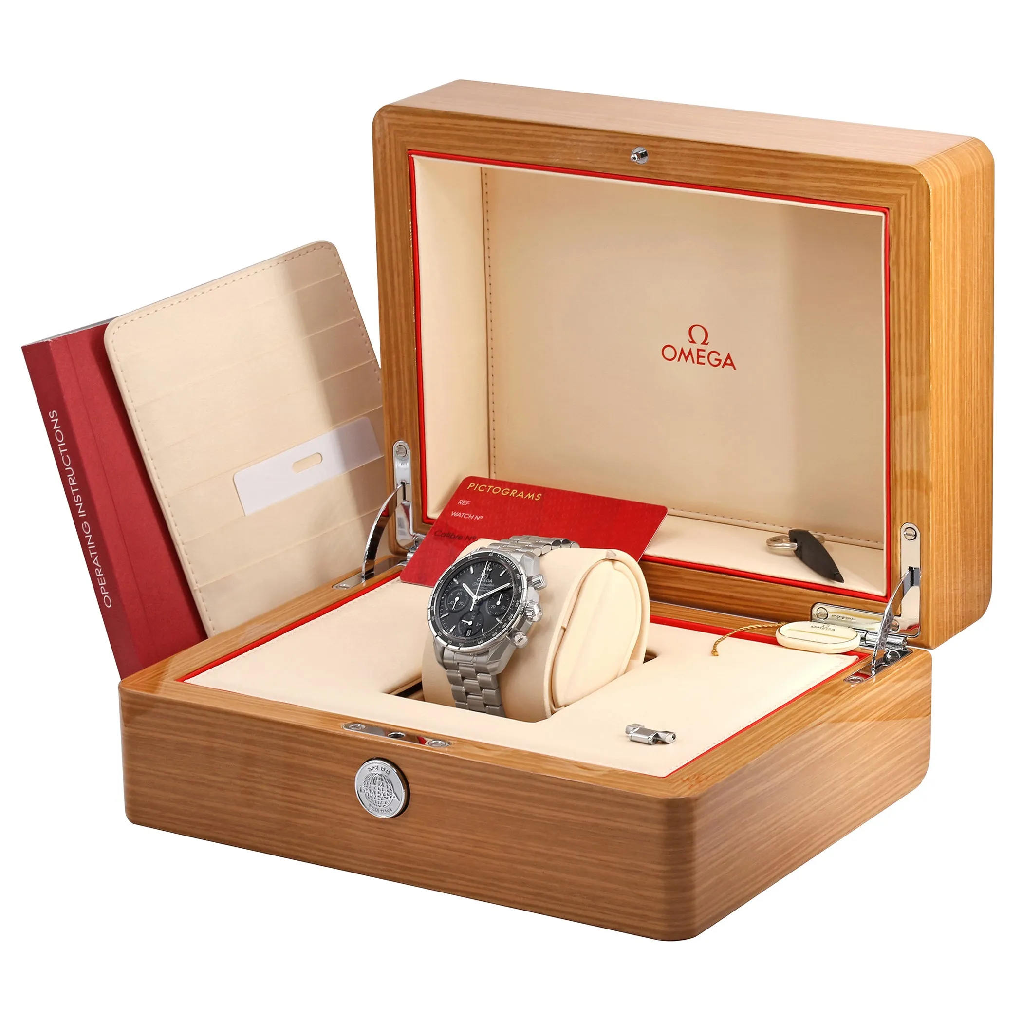 Omega Speedmaster Chronograph 38mm 324.30.38.50.01.001 Black Dial Automatic Men's Watch