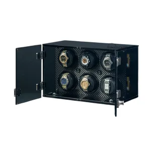 Orbita Milano 6-Unit Watch Winder In Carbon