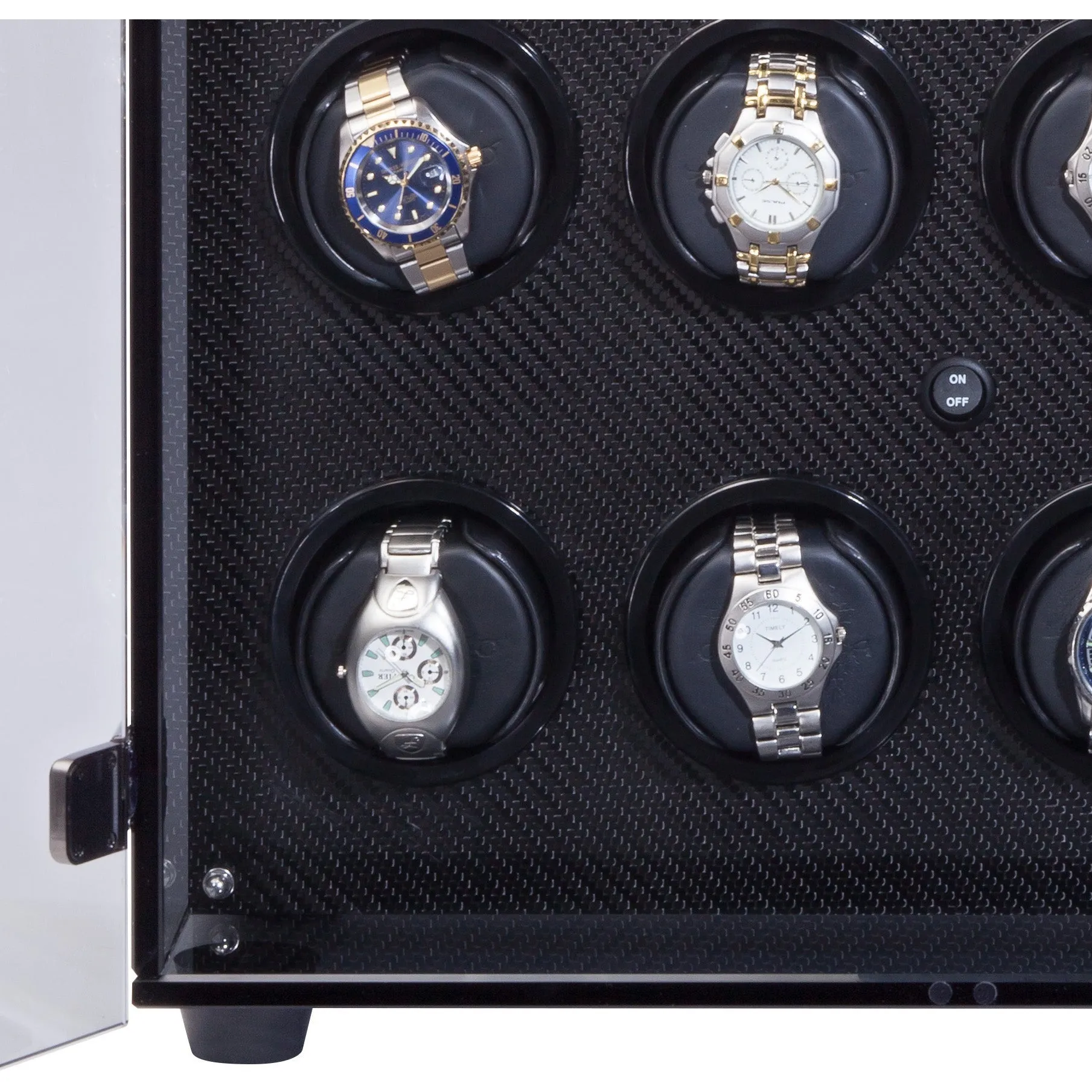 Orbita Milano 6-Unit Watch Winder In Carbon