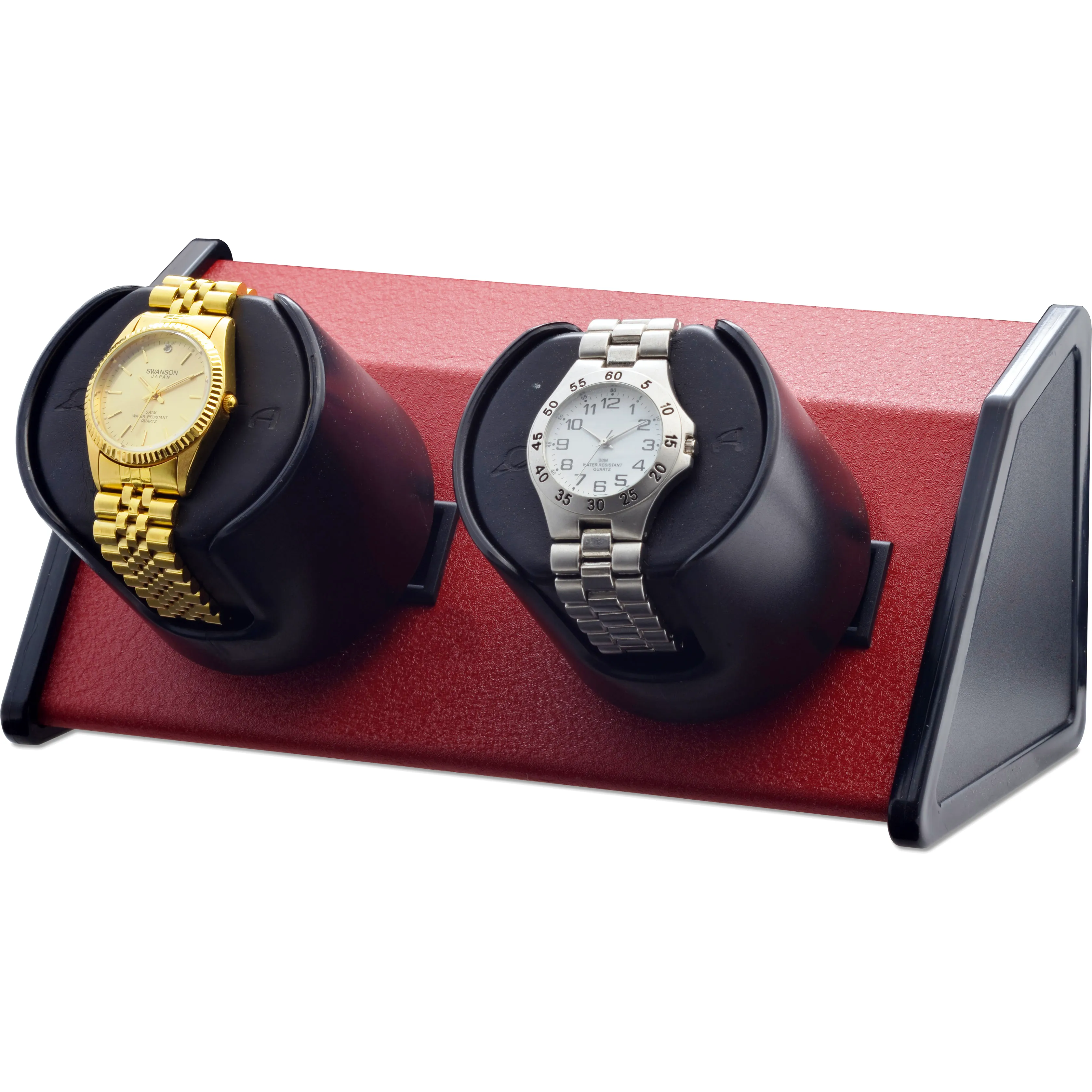 Orbita Sparta 2-Unit Watch Winder in Bold Red